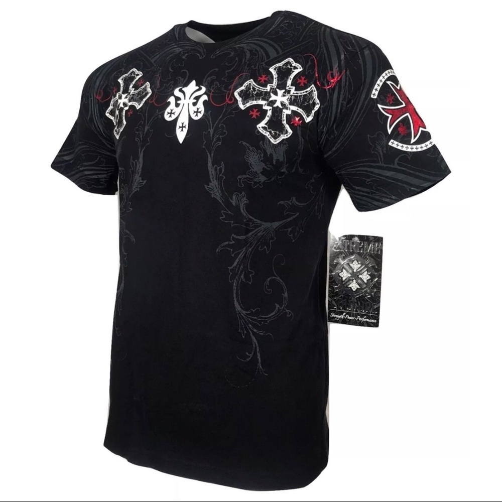 XTREME COUTURE by AFFLICTION Men T-Shirt GLORIOUS - Picture 5 of 7